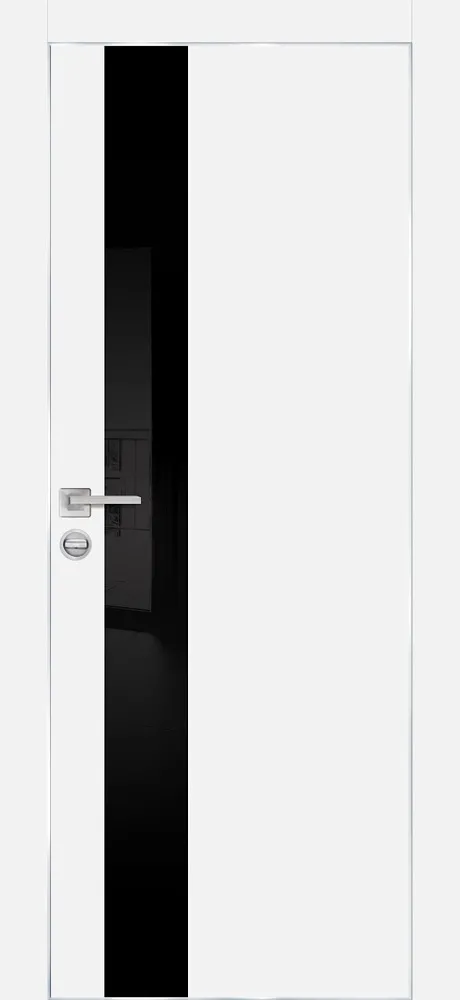 Фото Межкомнатная дверь PX-10  AL кромка с 4-х ст. Белый матовый